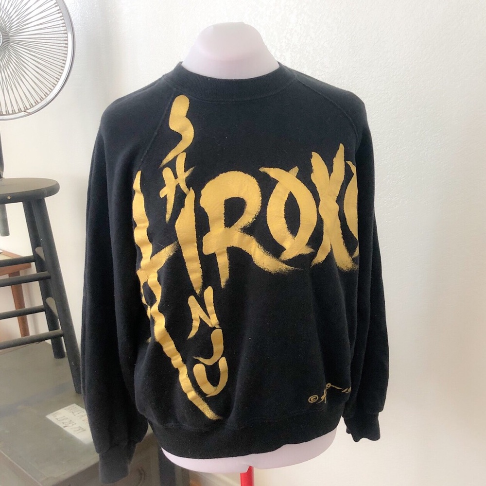 Vintage 80’s Gold Handpainted Hiro Sweatshirt